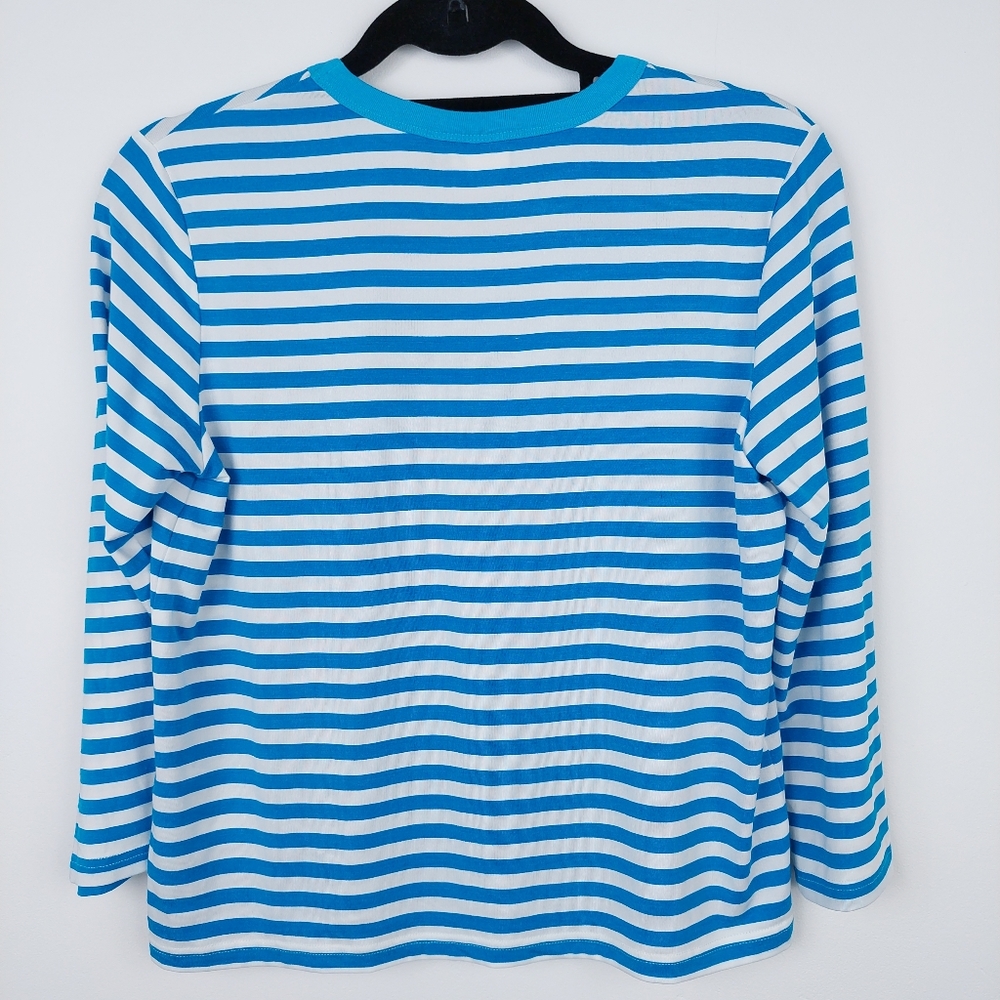 Joanie Striped Shark Top Size Small - Picture 6 of 14